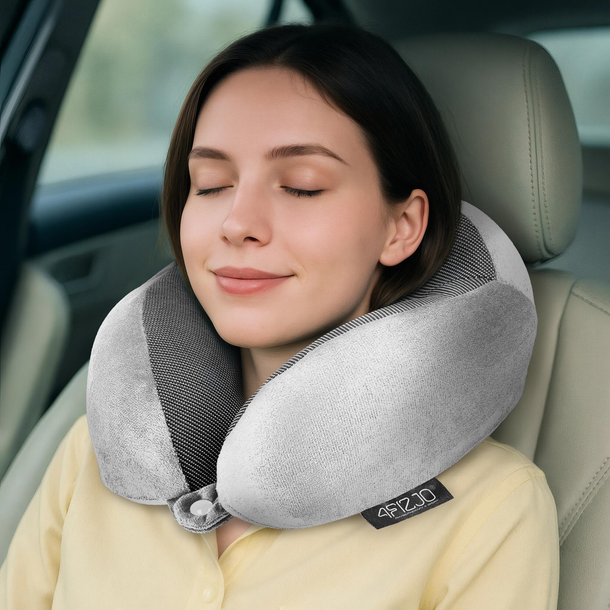 Cuscino da viaggio memory foam cervicale supporto collo 4FIZJO TRAVEL 3/7