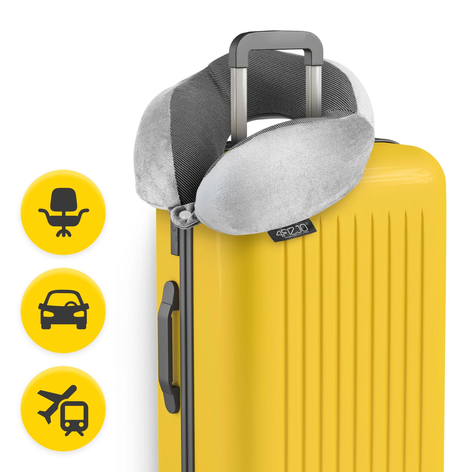 Cuscino da viaggio memory foam cervicale supporto collo 4FIZJO TRAVEL 2/7