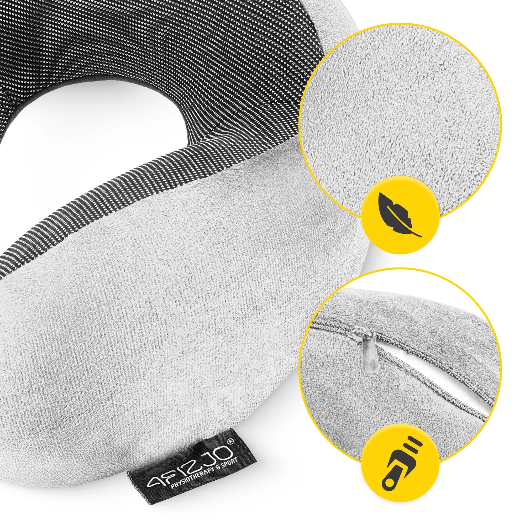 Cuscino da viaggio memory foam cervicale supporto collo 4FIZJO TRAVEL 7/7