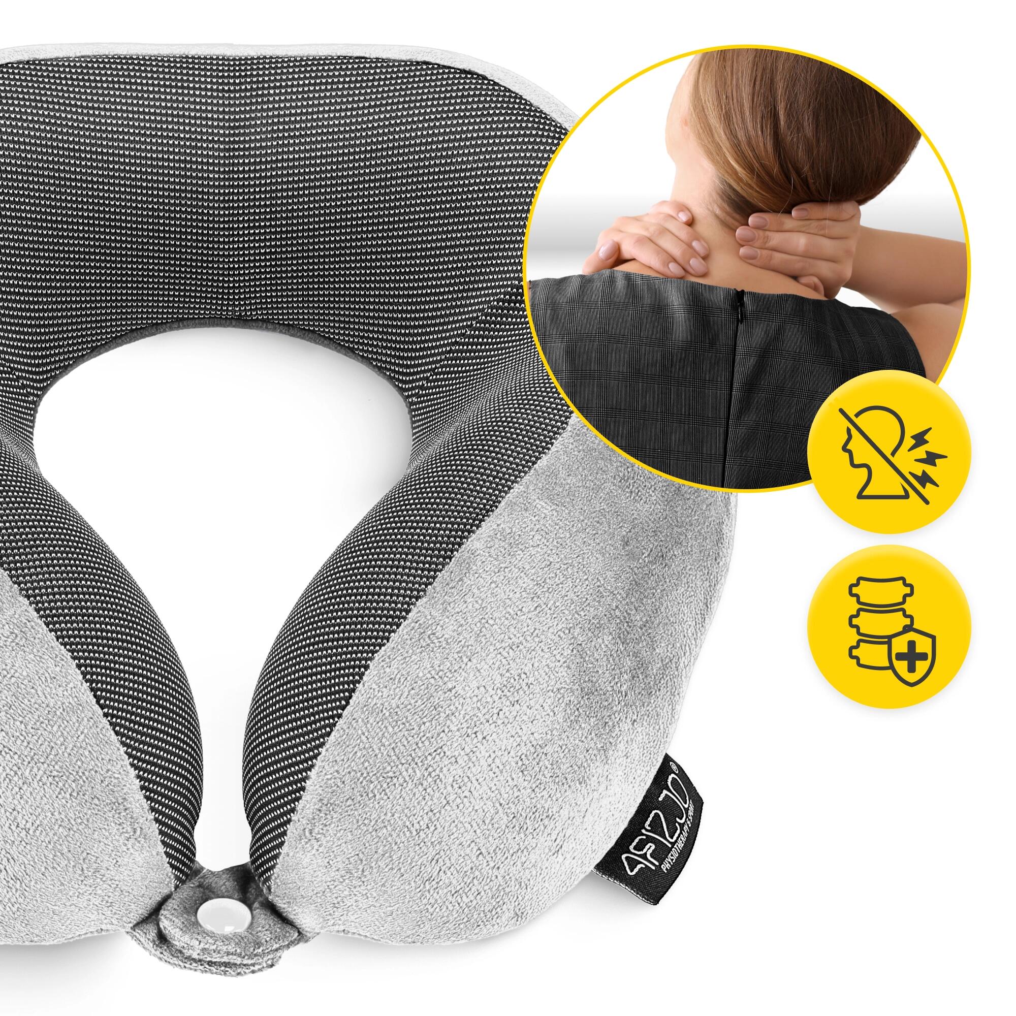 Cuscino da viaggio memory foam cervicale supporto collo 4FIZJO TRAVEL 5/7