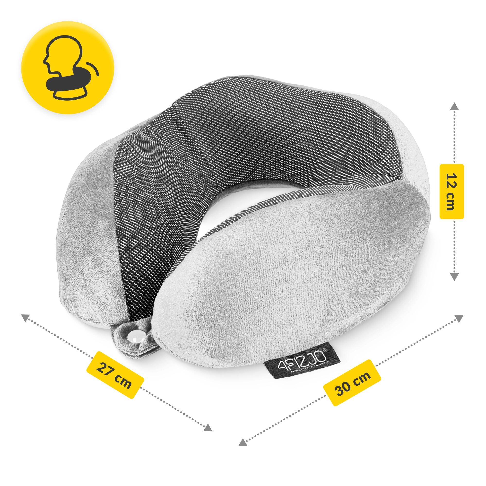 Cuscino da viaggio memory foam cervicale supporto collo 4FIZJO TRAVEL 6/7