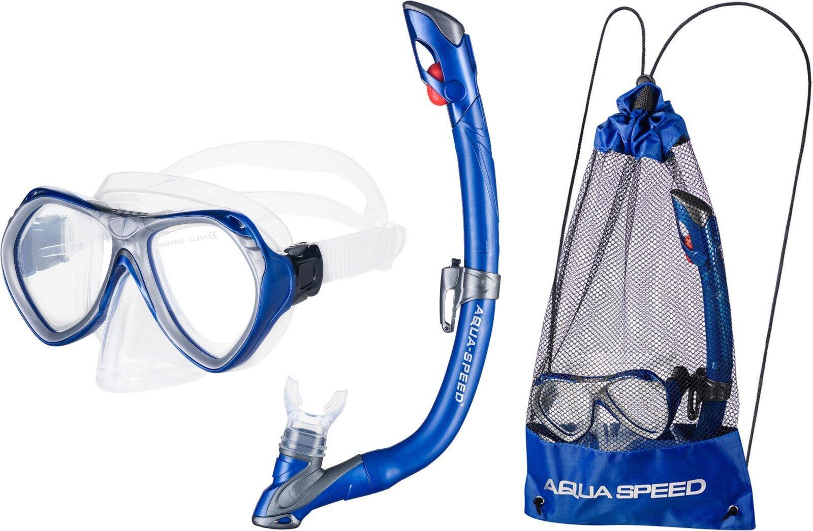 Zestaw do snorkelingu dla dzieci Aqua Speed Aura Evo + worek
