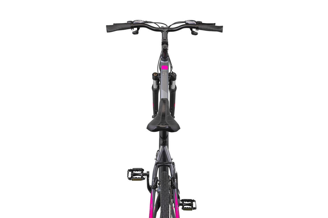 ALTEC Crossfiets 28 inch Legarda Lady, grijs-roze 4/6
