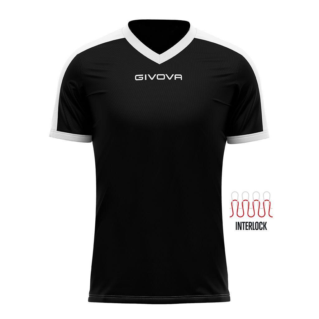 Mens Revolution Interlock TShirt (Black/White)