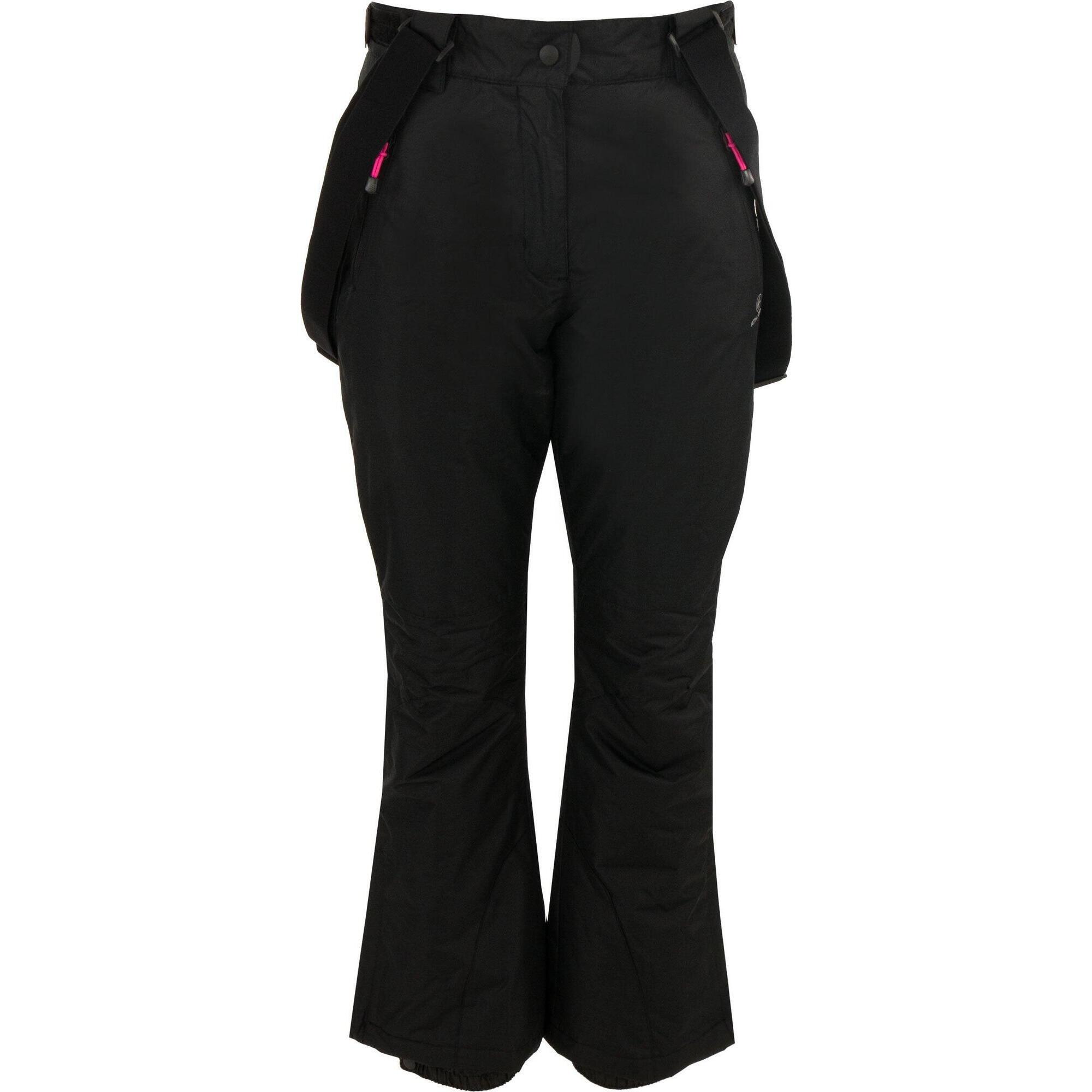 Wodoodporne damskie spodnie narciarskie Athl. DPT Breanna - Czarne 2XL