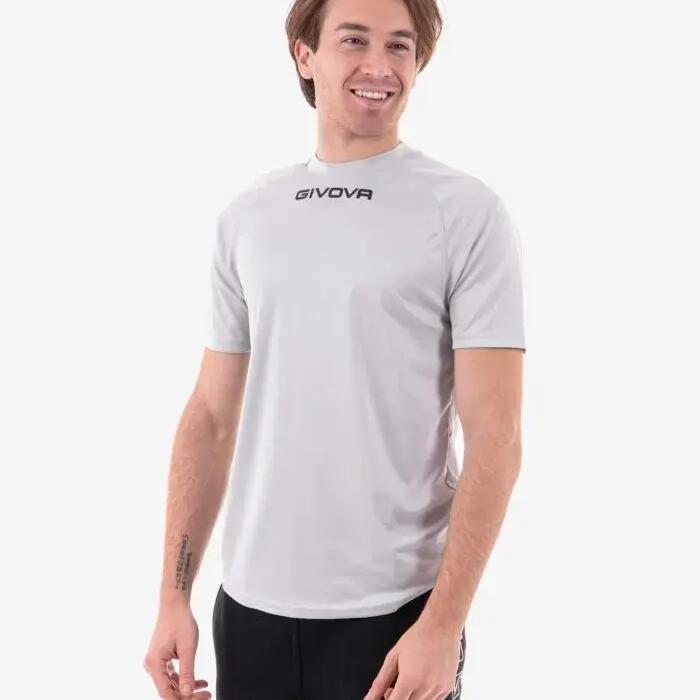 T-Shirt Givova One Grey, Lightweight and Breathable