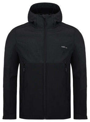 Heren softshell jas loep lupp zwart - winddicht en ademend
