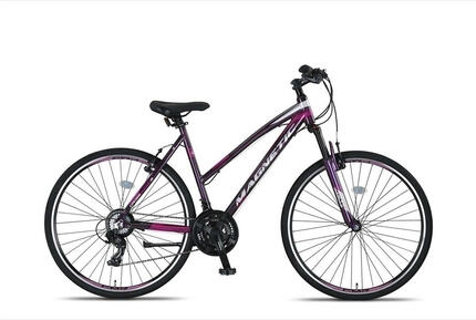 Magnetic 28 Inch 52 cm Dames 21V V-Brakes Antraciet