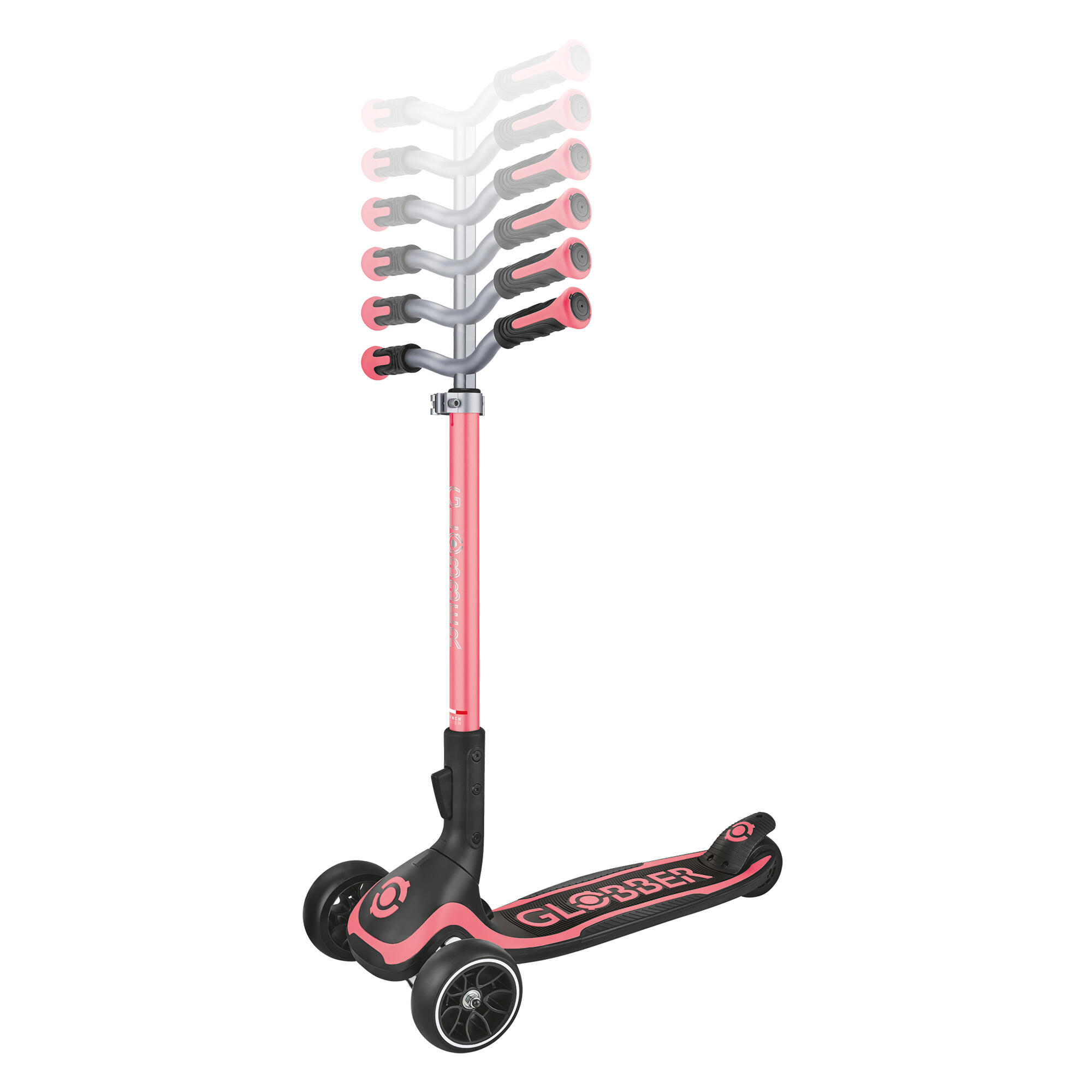 Trottinette ULTIMUM 3 roues évolutive - Rose Corail 4/7