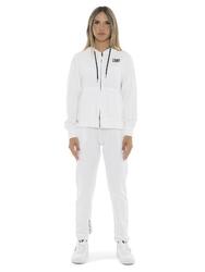 Survêtement femme Leone Basic en coton non polaire avec capuche et zip