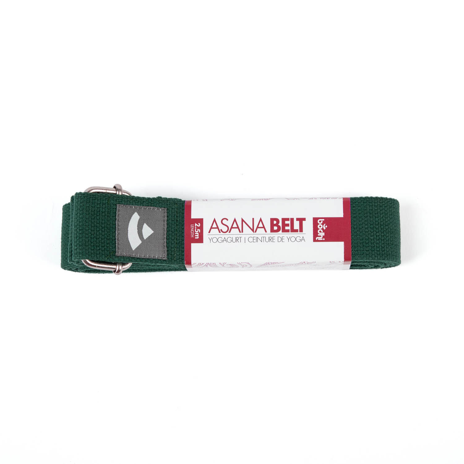 Cinturón de asanas Bodhi de 2,5 m - verde botella 2/4