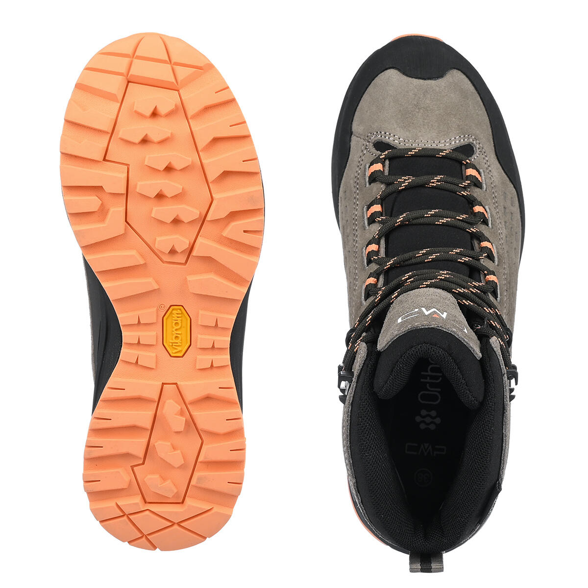 Zapatillas de senderismo para mujer VERTYX MID, fabricadas en piel impermeable 5/7