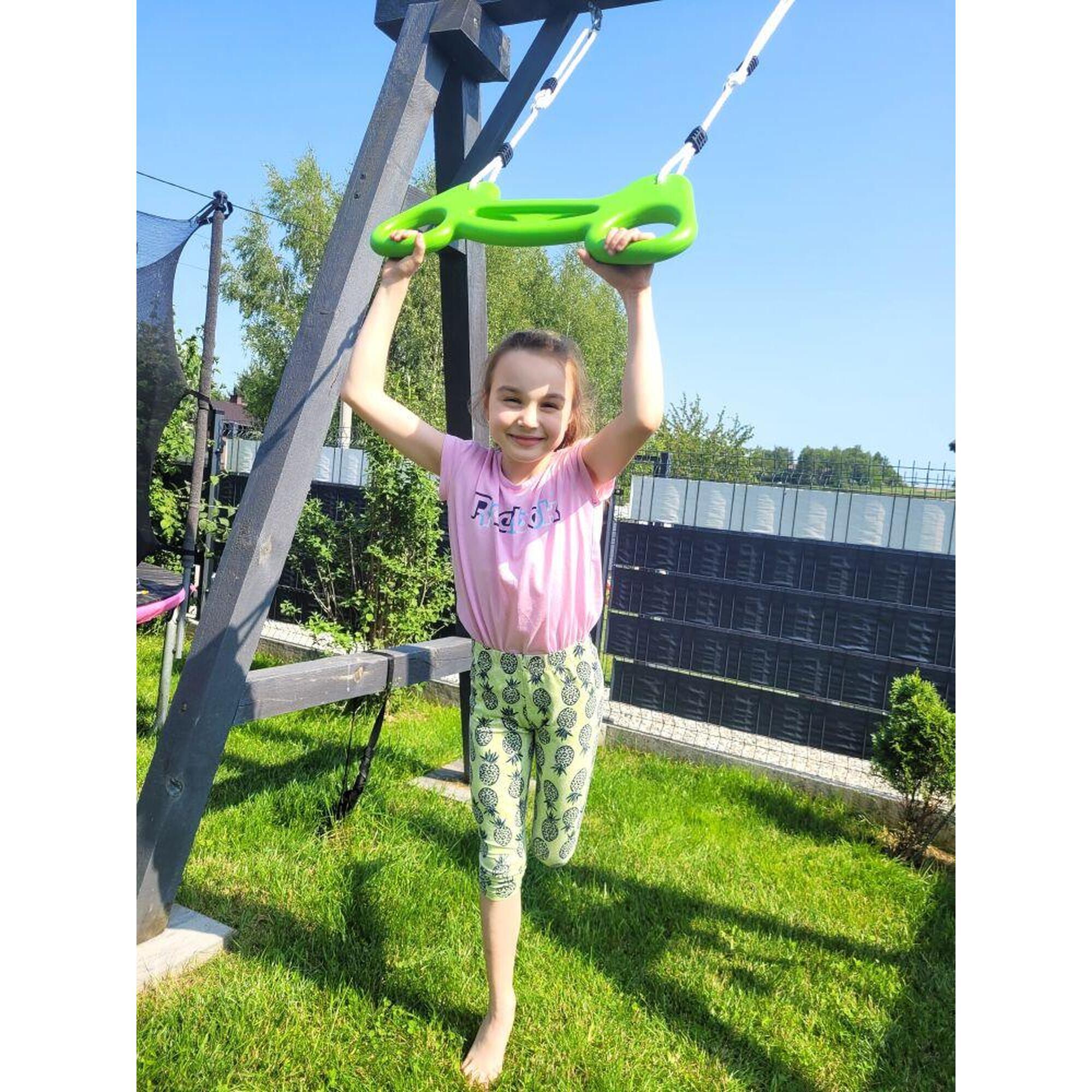 Copii Sport Trapez gimnastic cu inele Best verde