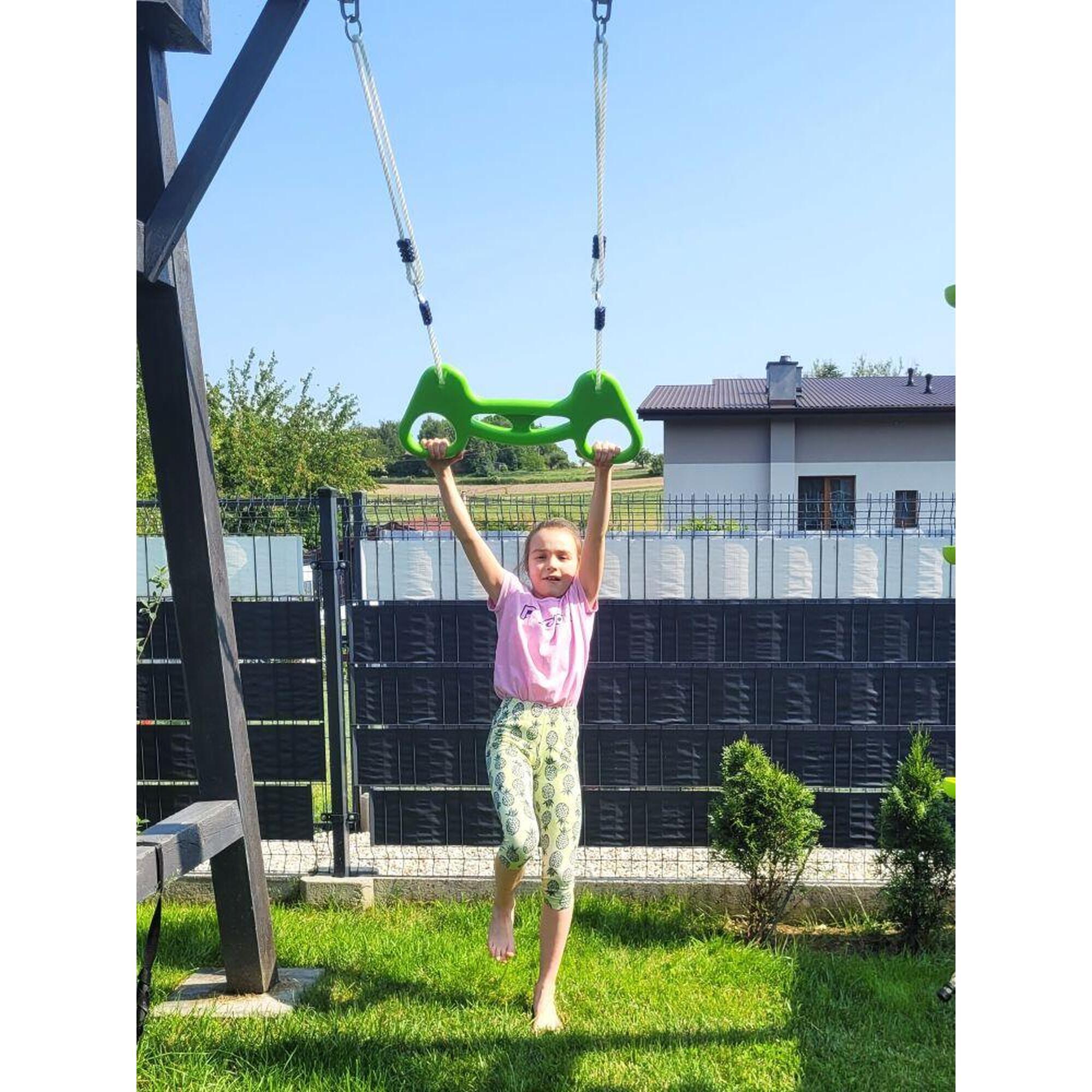 Copii Sport Trapez gimnastic cu inele Best verde