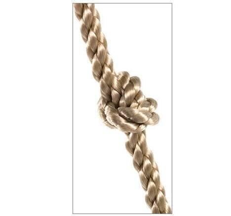 corde de gymnastique à nœuds de jardin 3/4