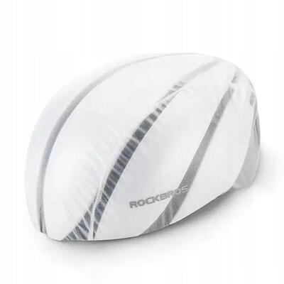 Regenbescherming voor helm rockbros mtb wit universele maat