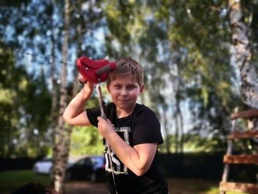 Seilrutsche - rot 4/7