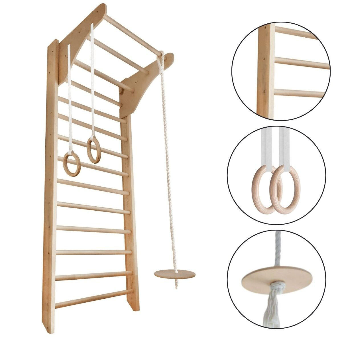 Drabinka gimnastyczna Kinder Wood 1/4