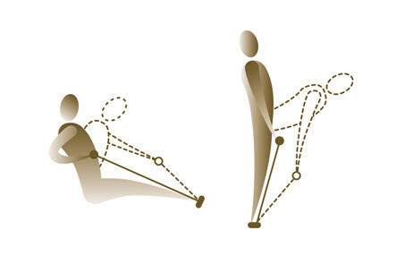 Elastischer Mini-Rudertrainer – Fitness und Straffung 2/2