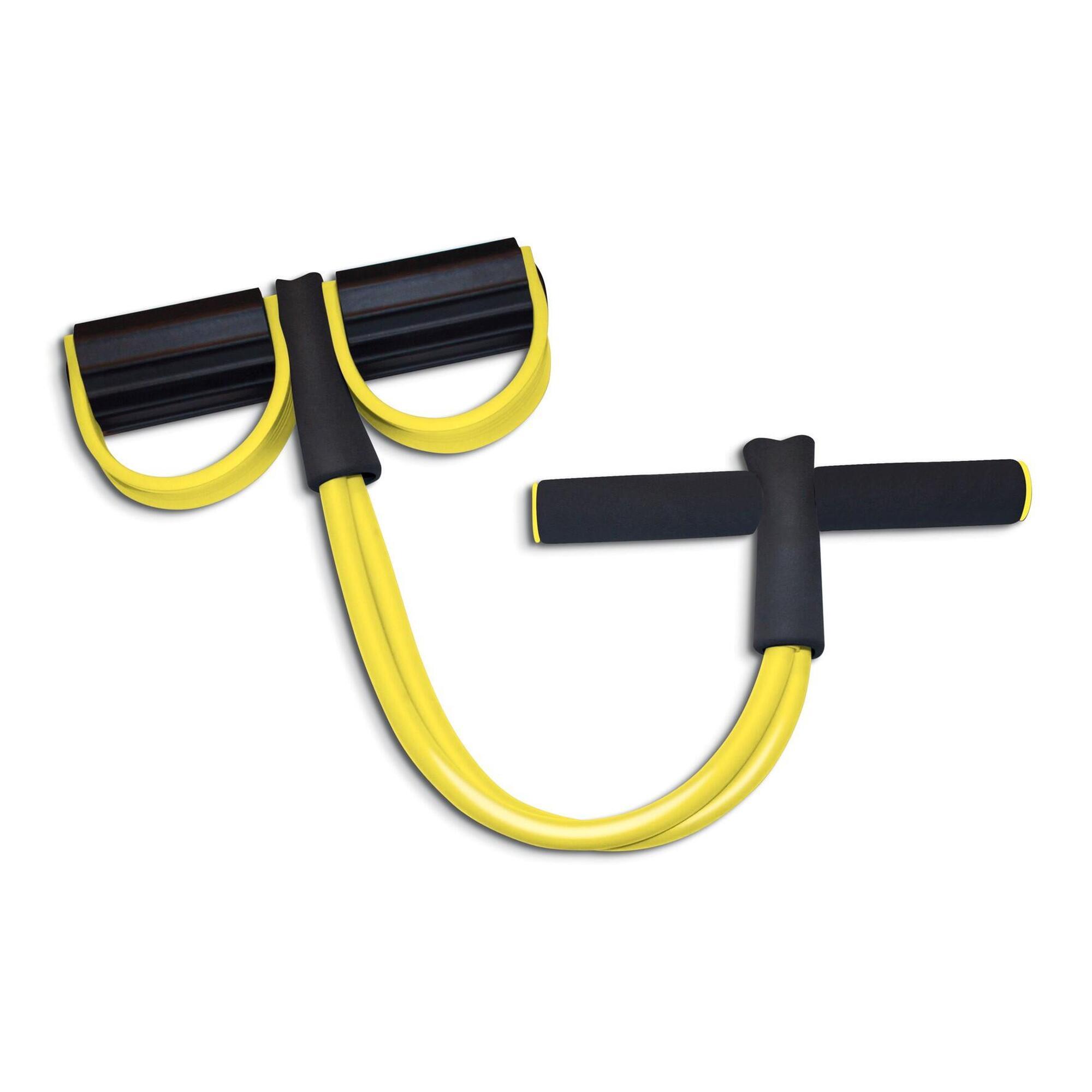 Rovera - Mini Rameur Élastique – Fitness Et Tonification - Rameur - Jaune|noir - No Size - Decathlon