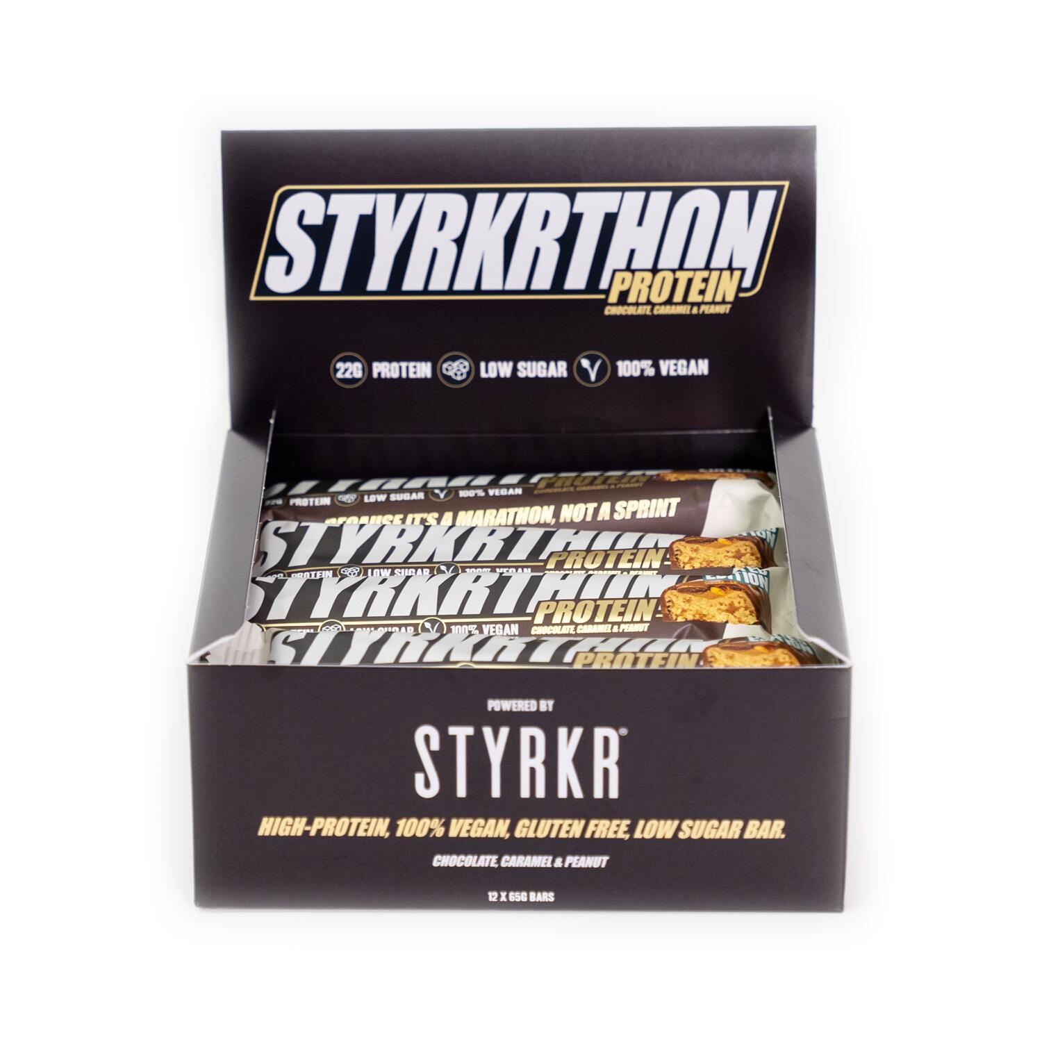 Complément alimentaire Protéinées PRO20 Caramel, cacahuètes et chocolat Styrkr P 3/3