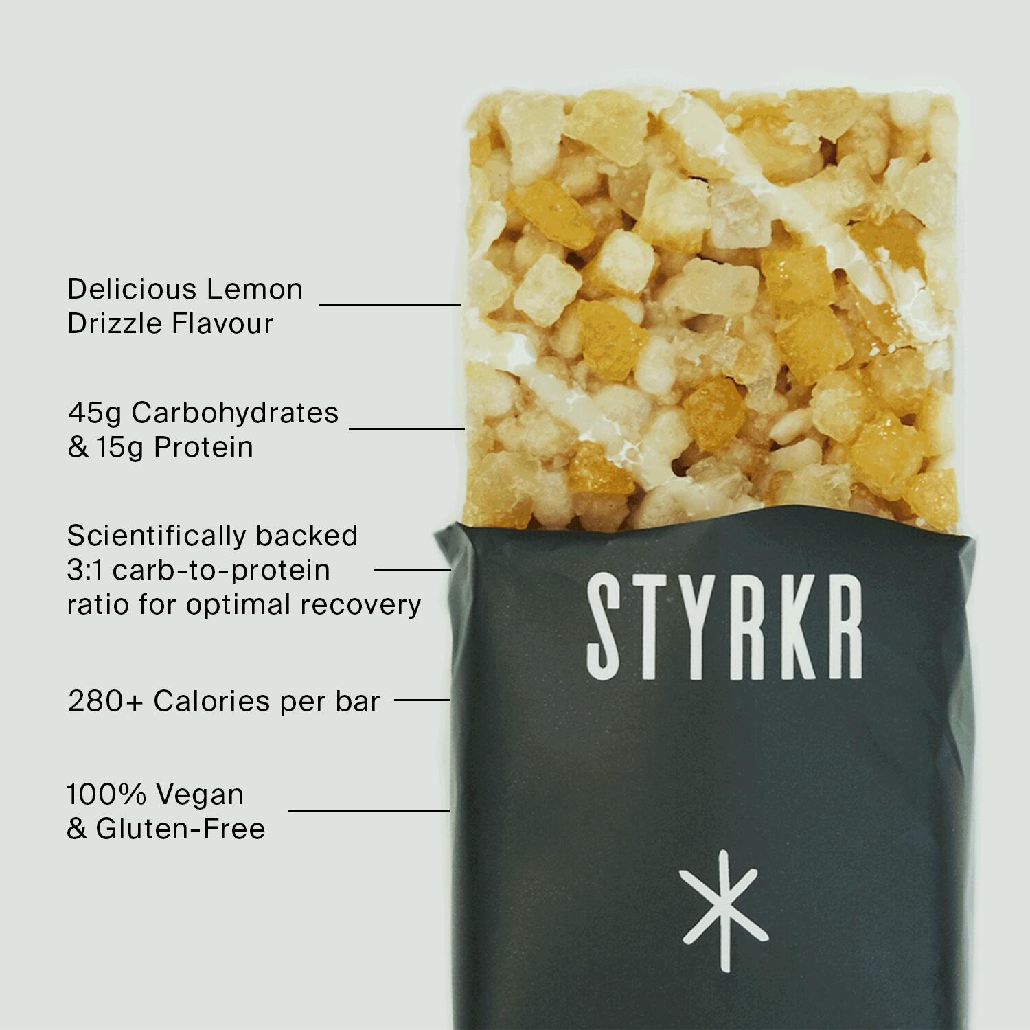 Complément alimentaire Filet de Citron Styrkr BAR+ (x12) 2/4