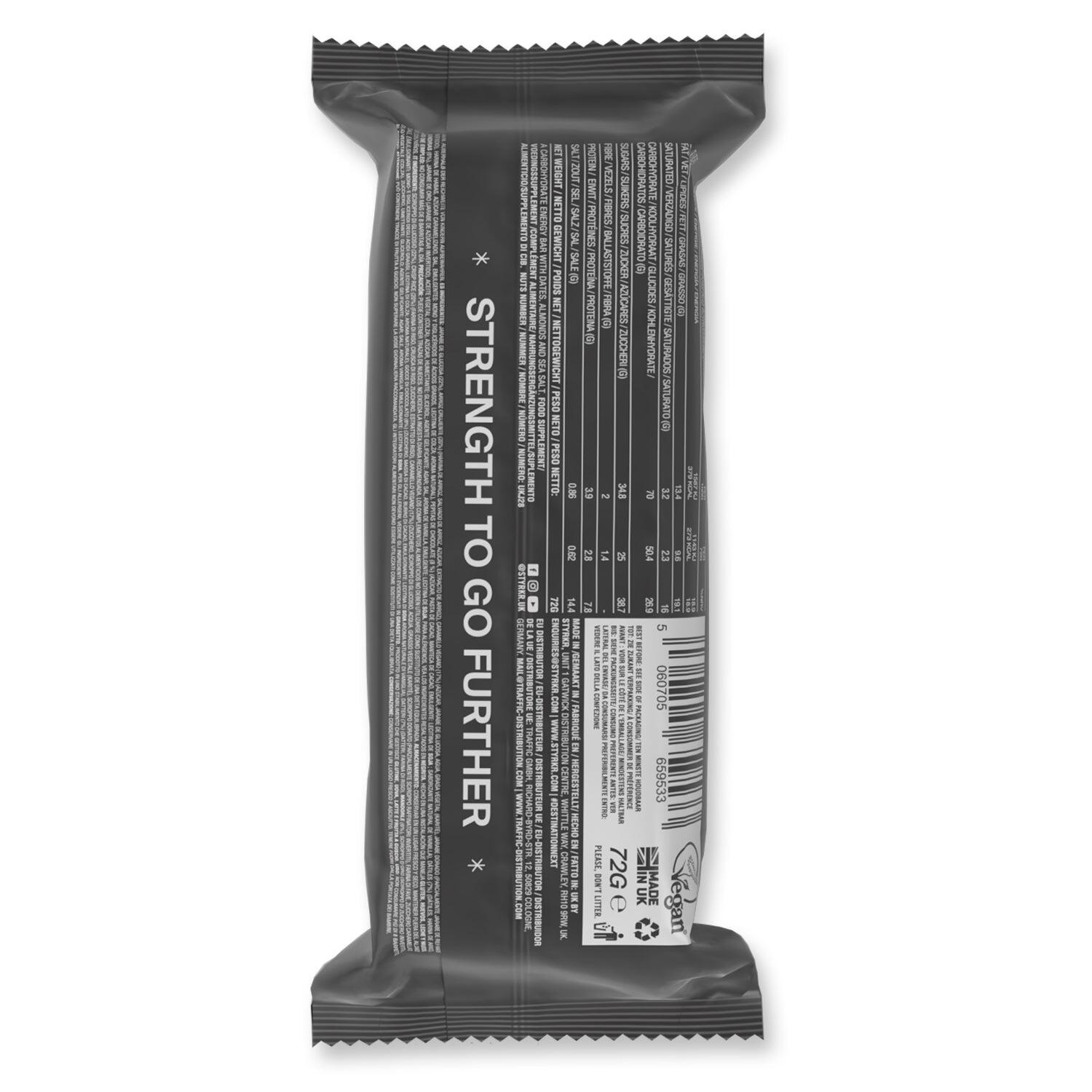 Nahrungsergänzungsmittel Datteln, Mandeln und Fleur de Sel Styrkr (x12) 2/4
