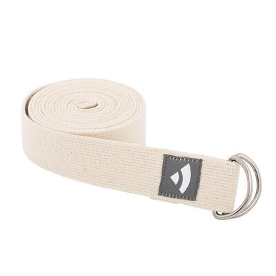 Asana Belt XL (PRO) aus Baumwolle mit Metallringen, natur