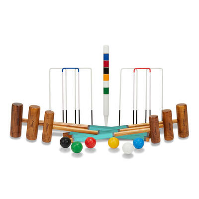 Familie-croquet set - engels tuinspel - zonder tas ontworpen in uk