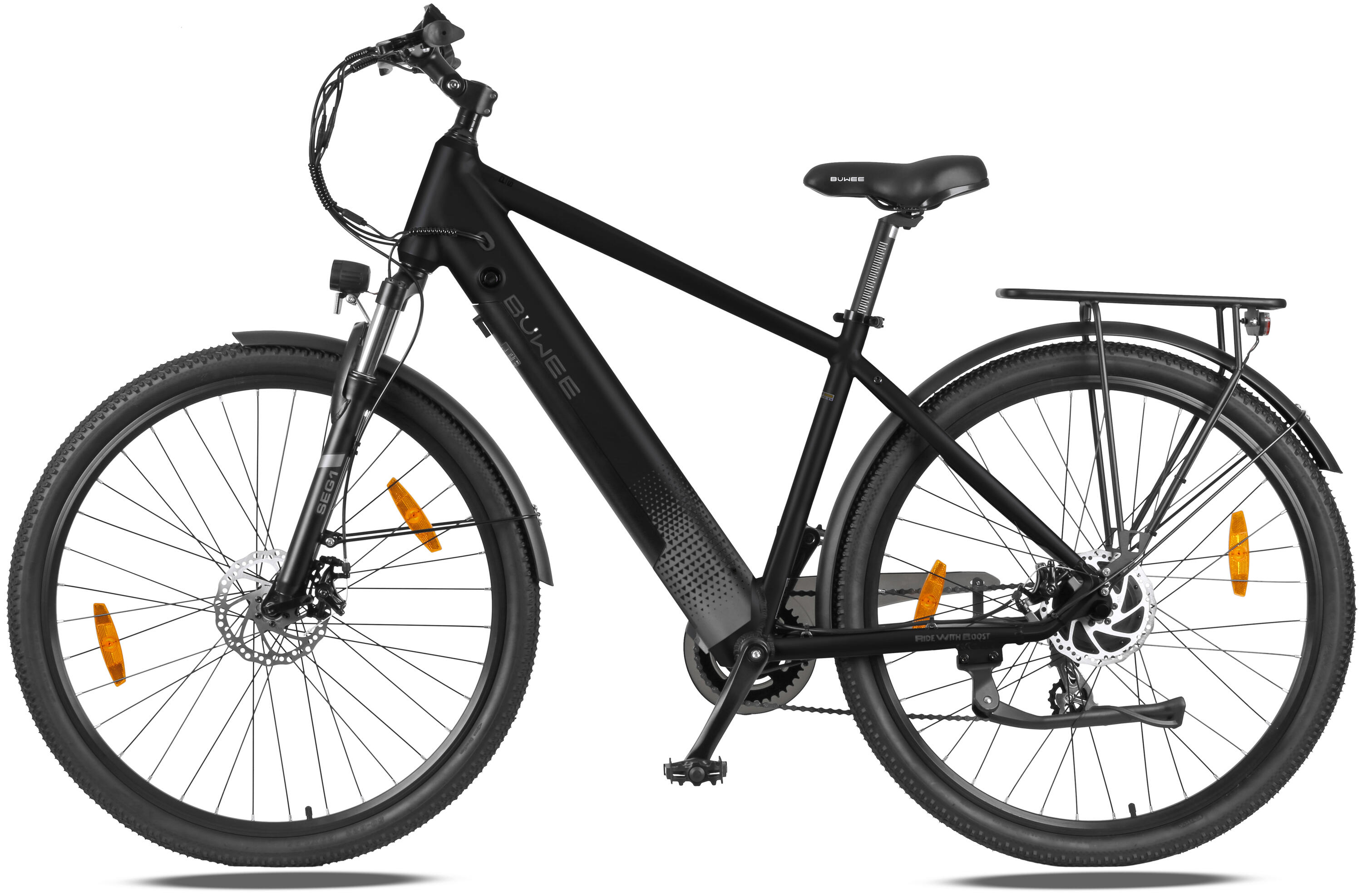 E-Bike Trekking & City 28 Zoll 90 km Reichweite, 36V Akku, 250W Motor, 7-Gang 5/8