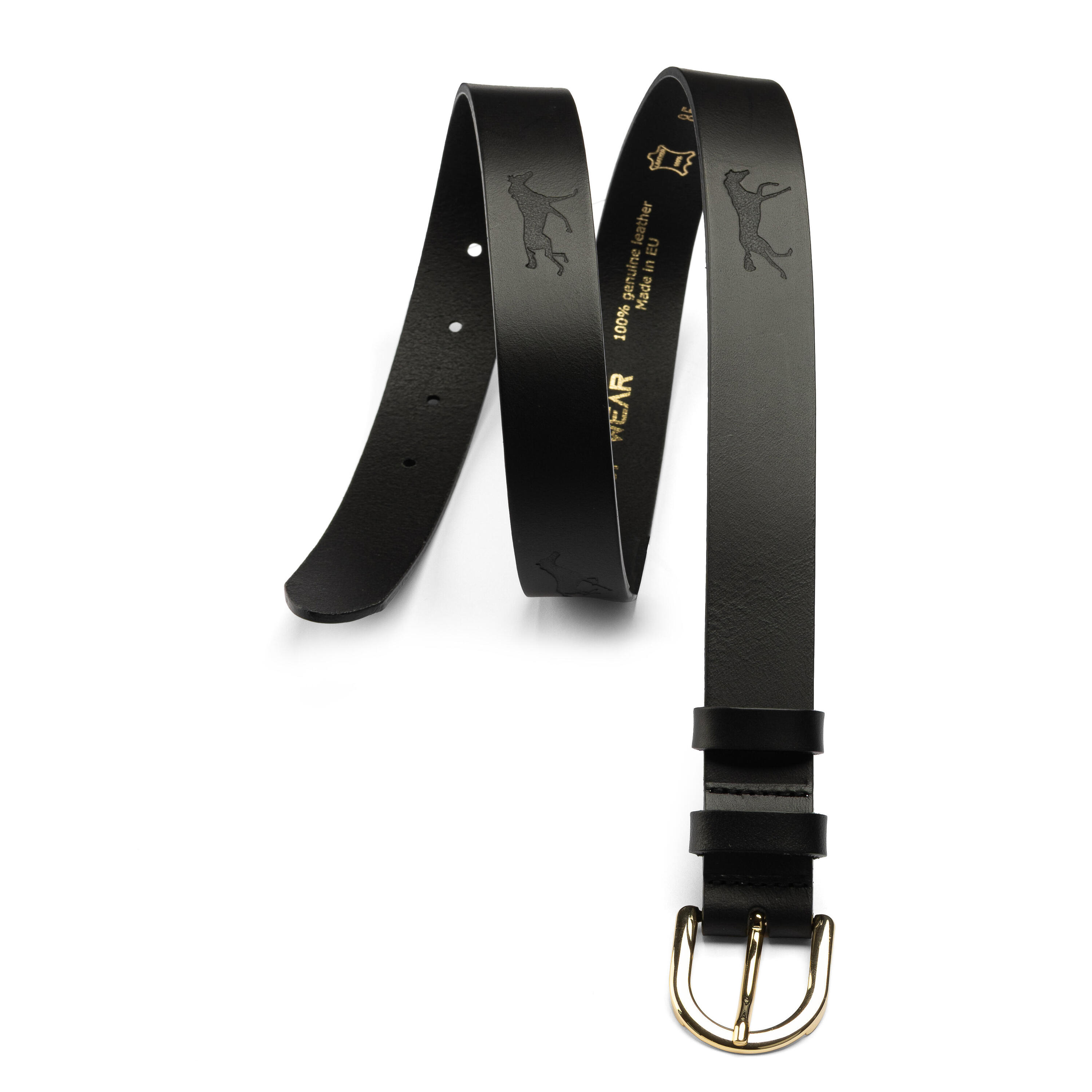 GALOP WEAR GALOP WEAR leren rijriem Galop – met geperst paardenmotief