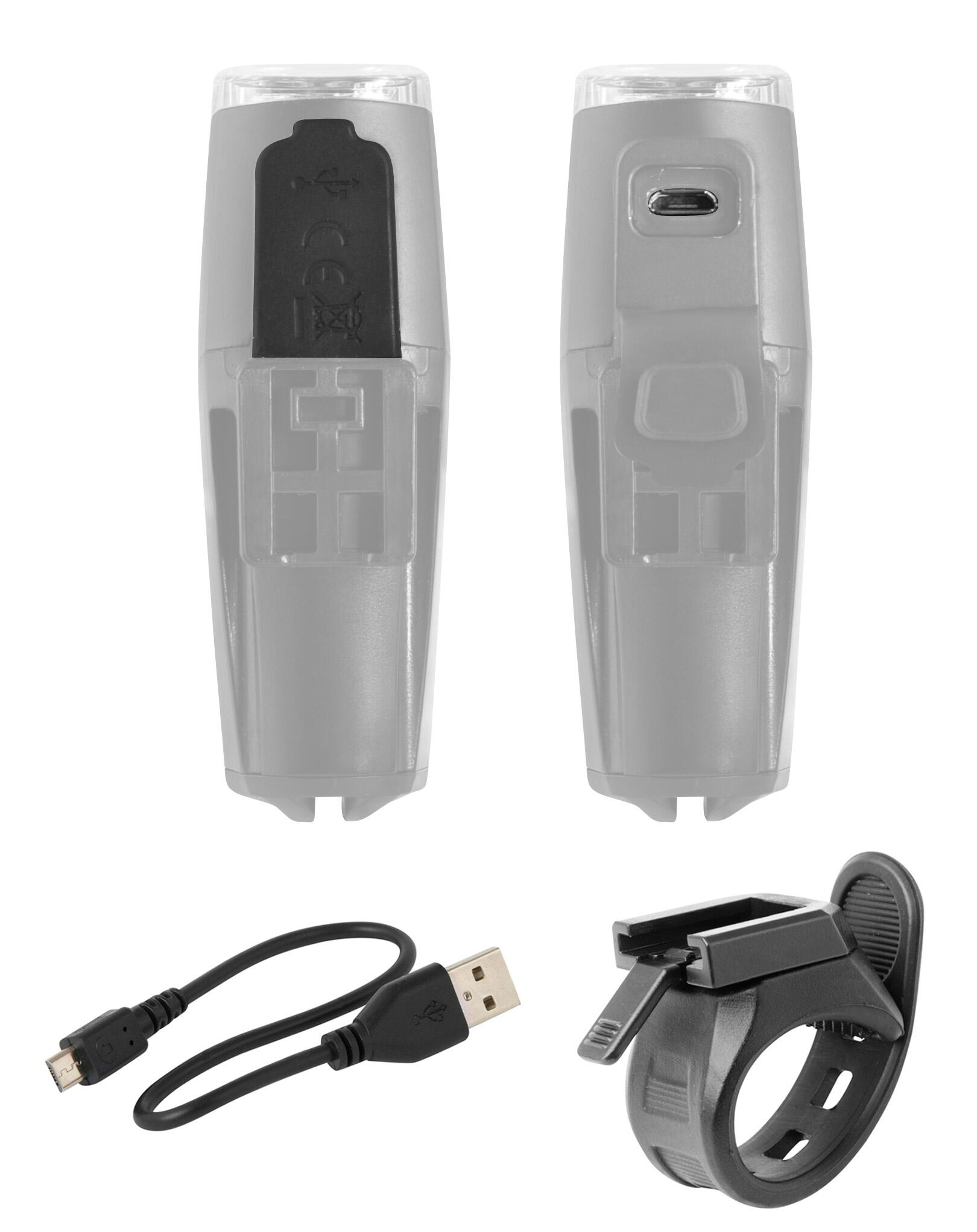 Lampka rowerowa przednia Force Shark 500lm 2/3