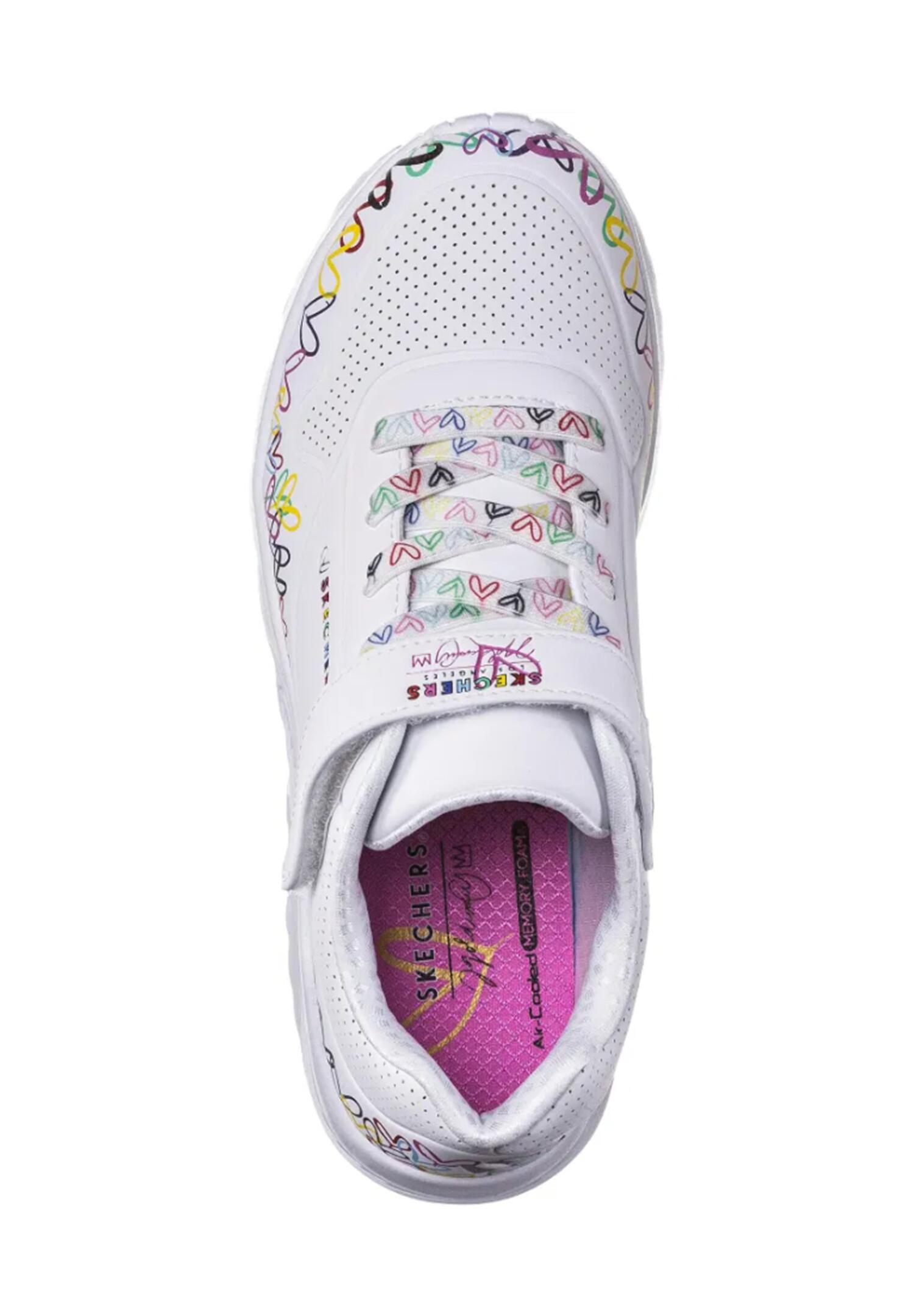 Chaussures de sport pour enfant Skechers Blanc 4/6