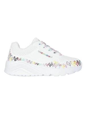 Zapatillas para Niño Skechers Blanco