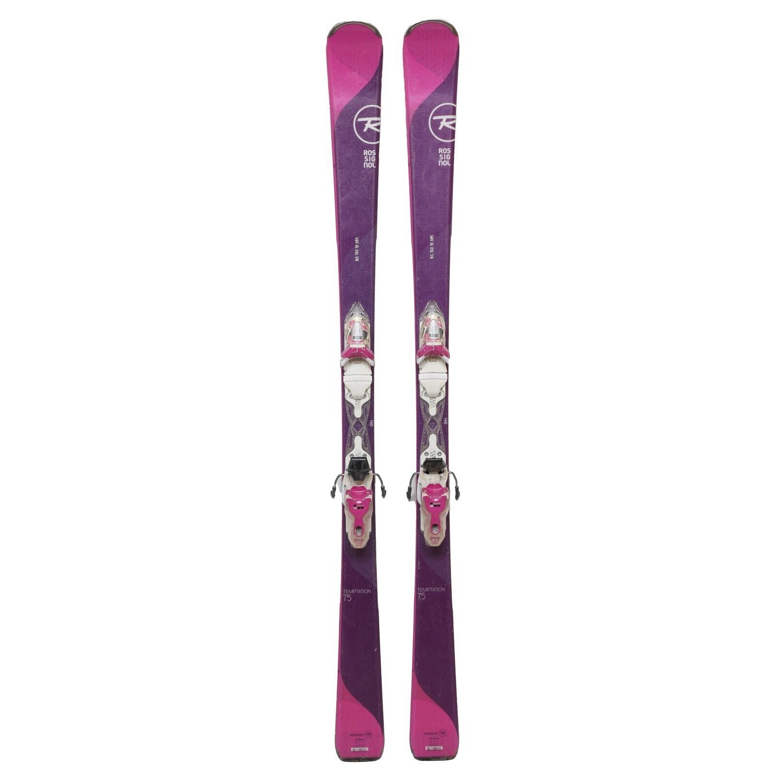 RECONDITIONNE - Ski Rossignol Temptation 75 + Fixations 2/5