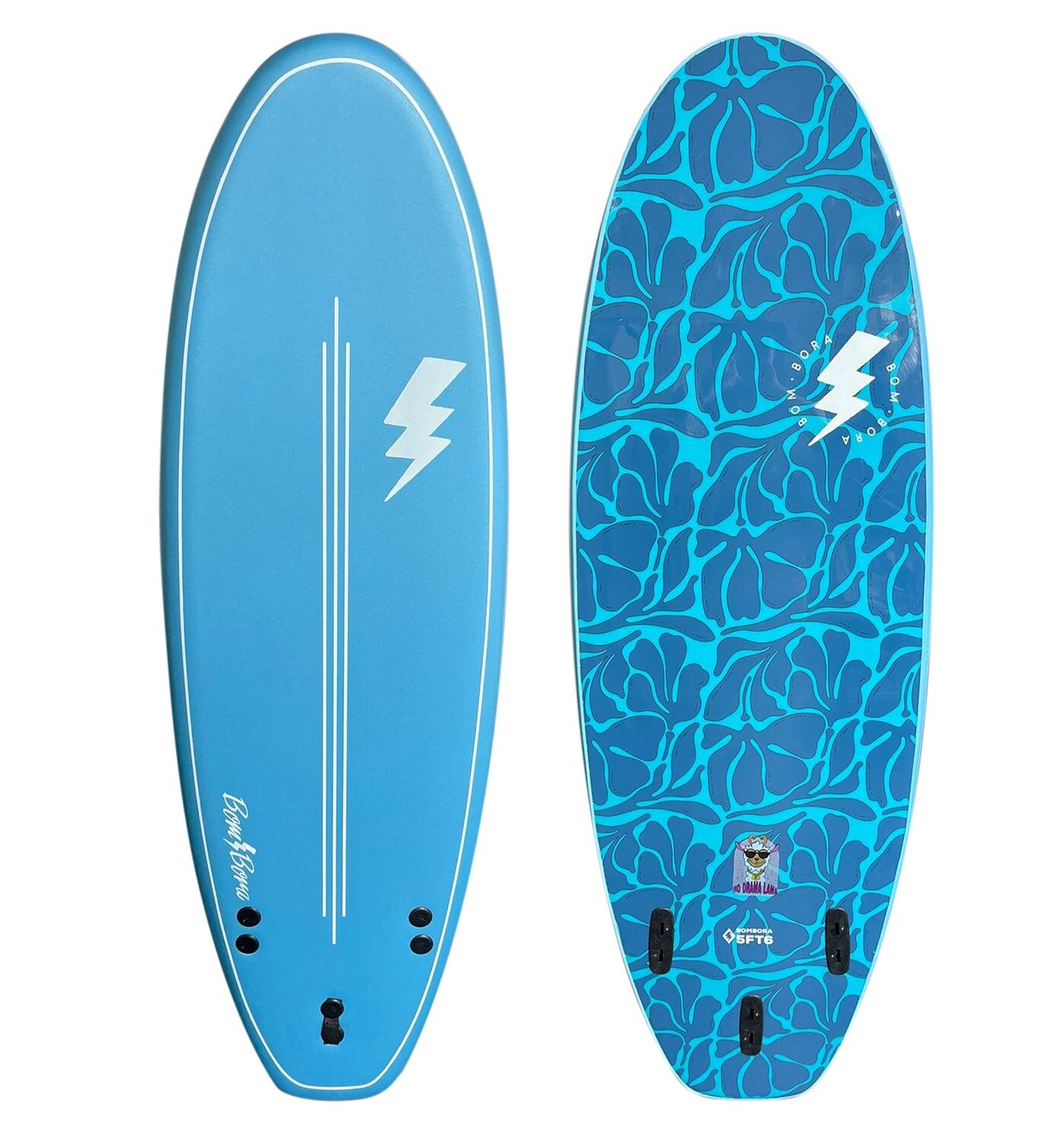 Bom Bora Softboard - Blue Leaves 5.6