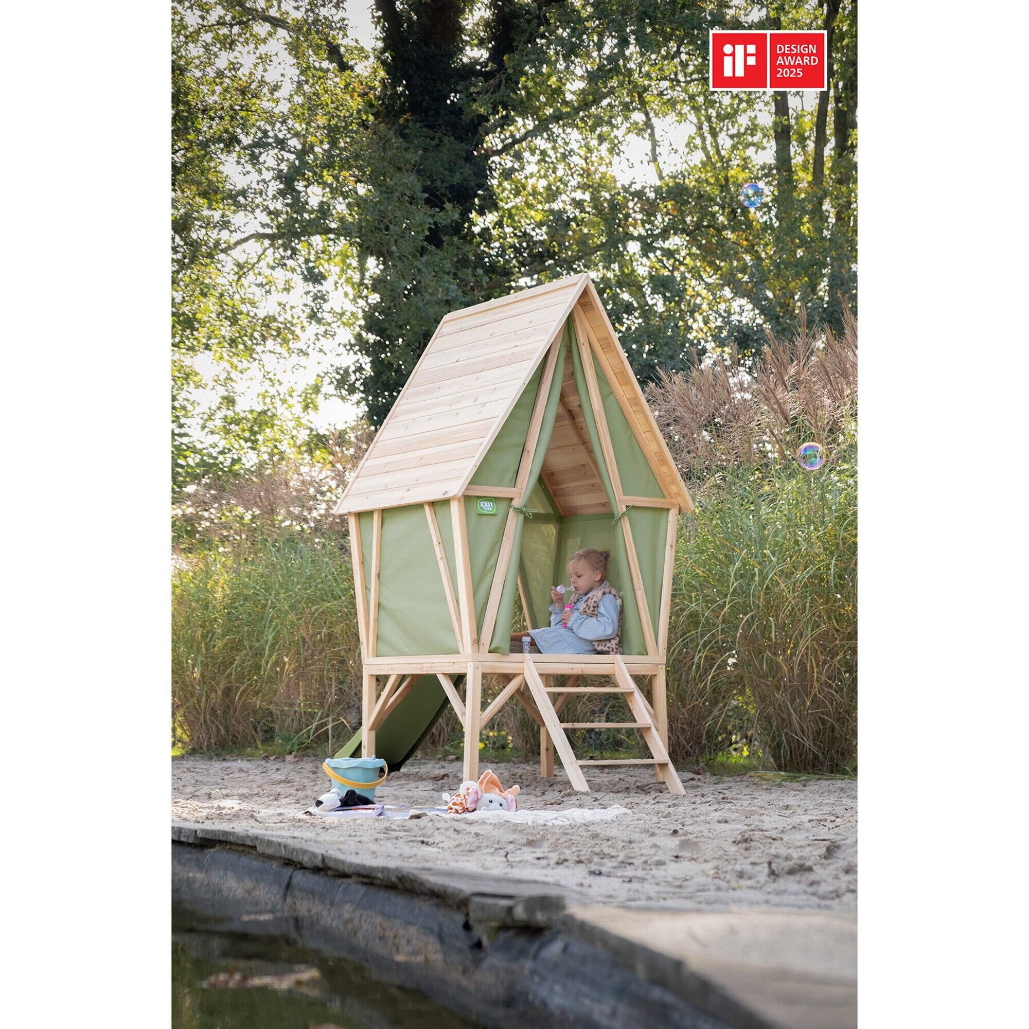Yuki 300 speelhuis met glijbaan 3/7