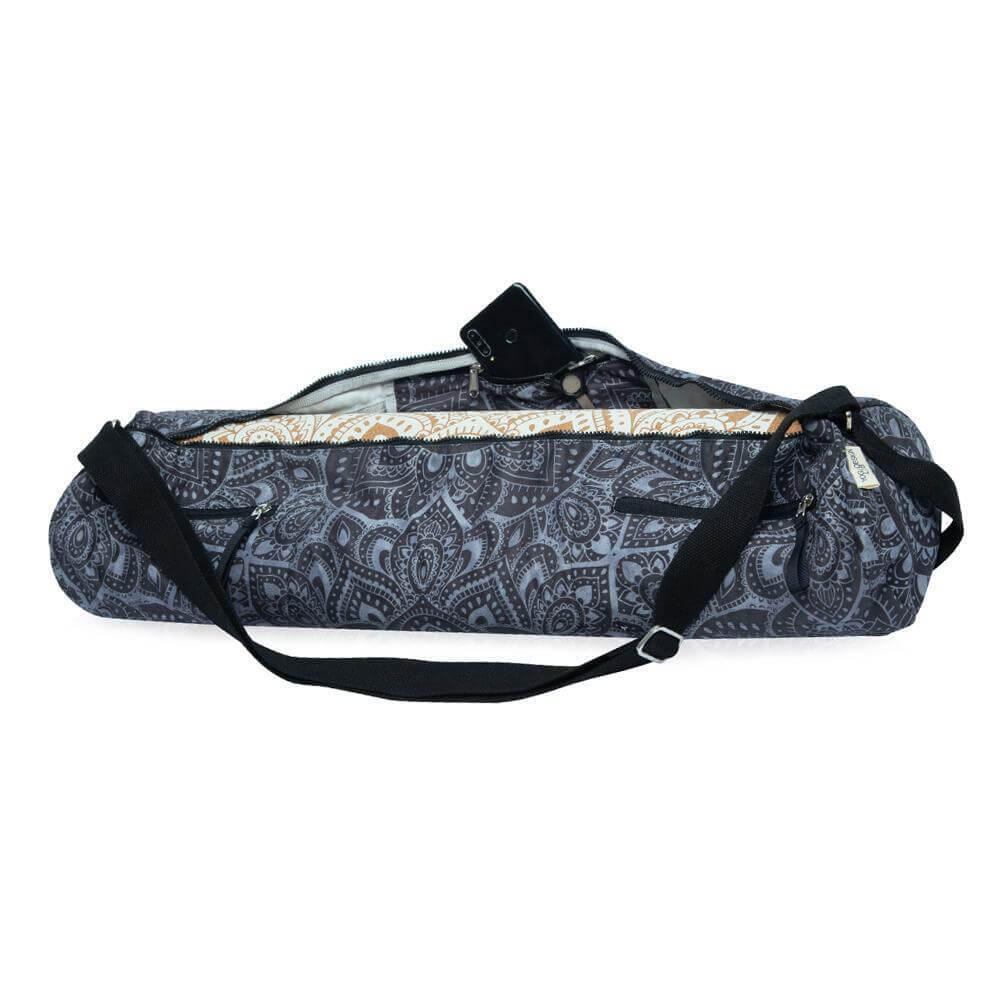 Bolsa para esterilla de yoga Yoga Design Lab - Mandala Charcoal 3/6