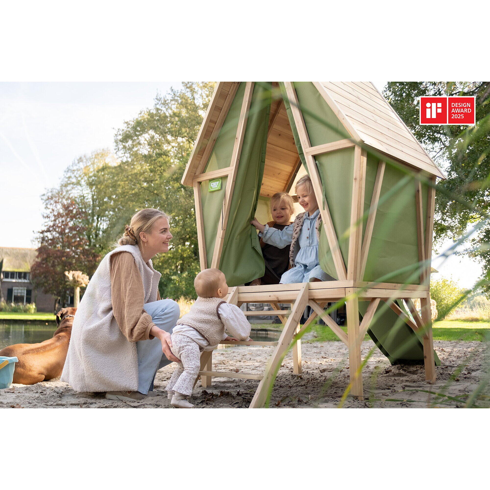Yuki 300 speelhuis met glijbaan 2/7
