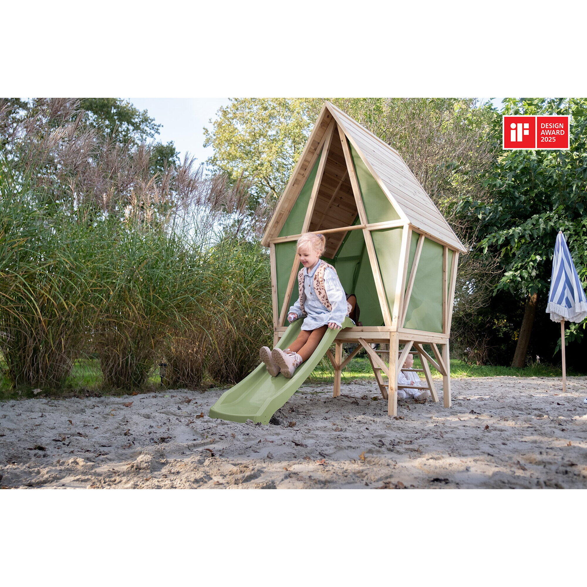 Yuki 300 speelhuis met glijbaan 6/7