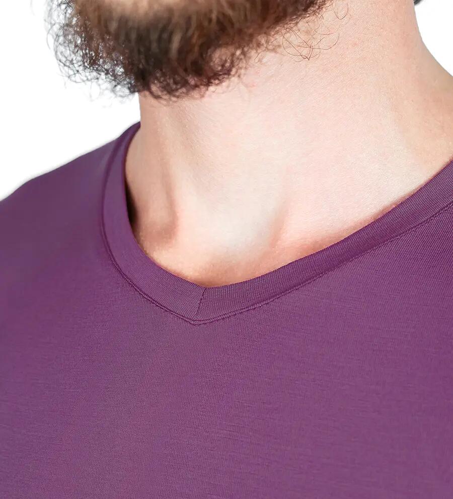 Tricou v-neck bărbați bambus 5/6