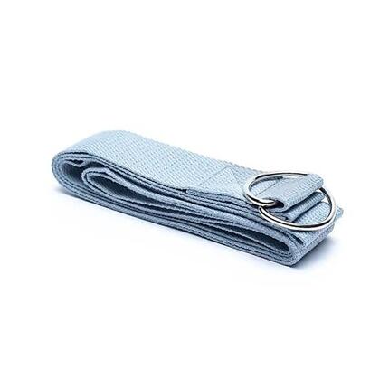Sangle de yoga grise 183x4cm : flexible, durable, parfaite pour l'entraînement.
