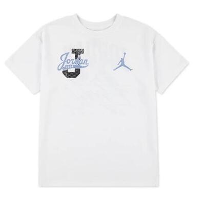 Nike Jordan Distressed Colligiate DA BAMBINA 45F223-001 WHITE