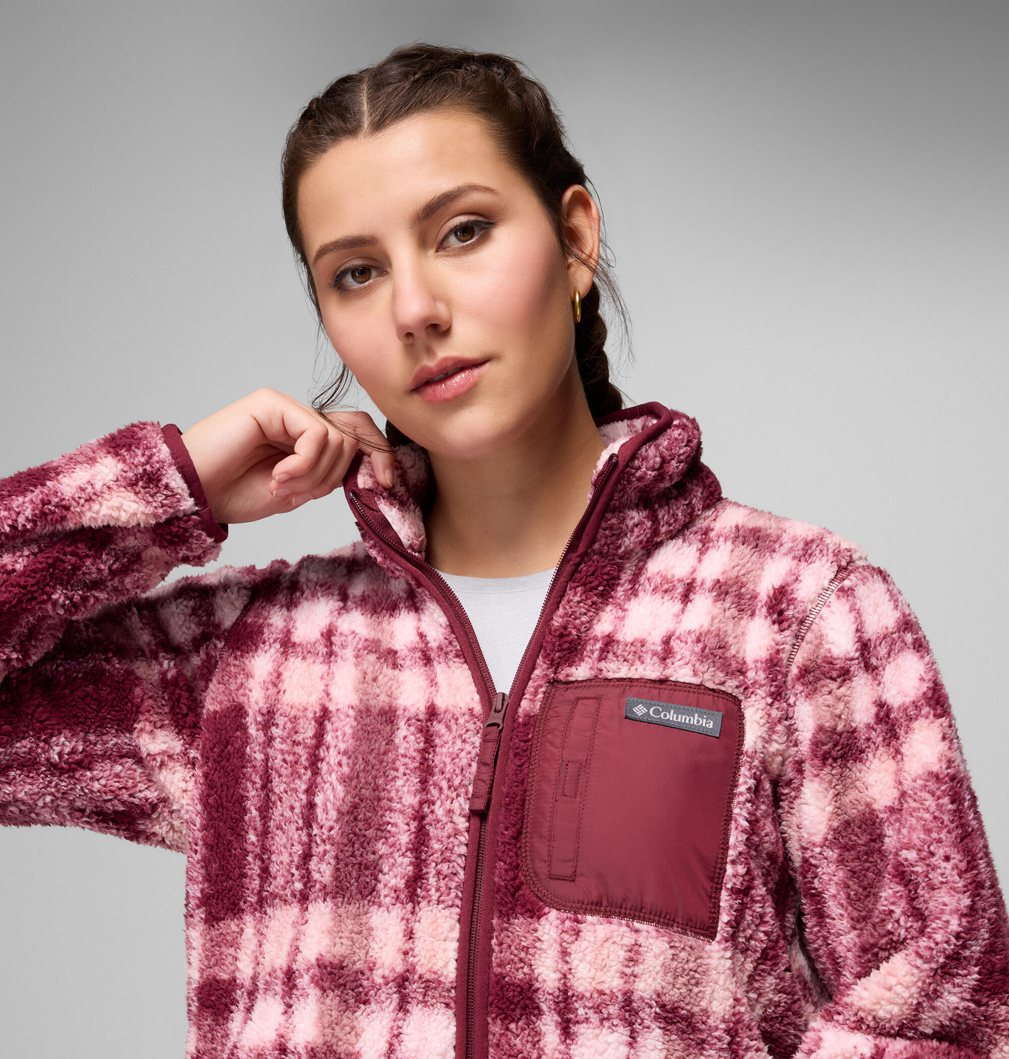 Fleecejacke West Bend Print Full Zip II 5/7