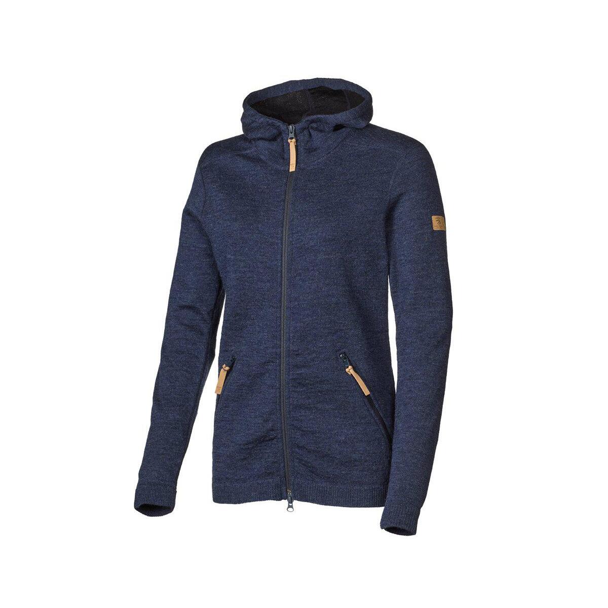 Ivanhoeoefsweden - Gilet Zippé Intégral Pour Femme Vanja Hood En Laine – Light Navy – Bleu - Gilet Manches Longues - Bleu - Decathlon