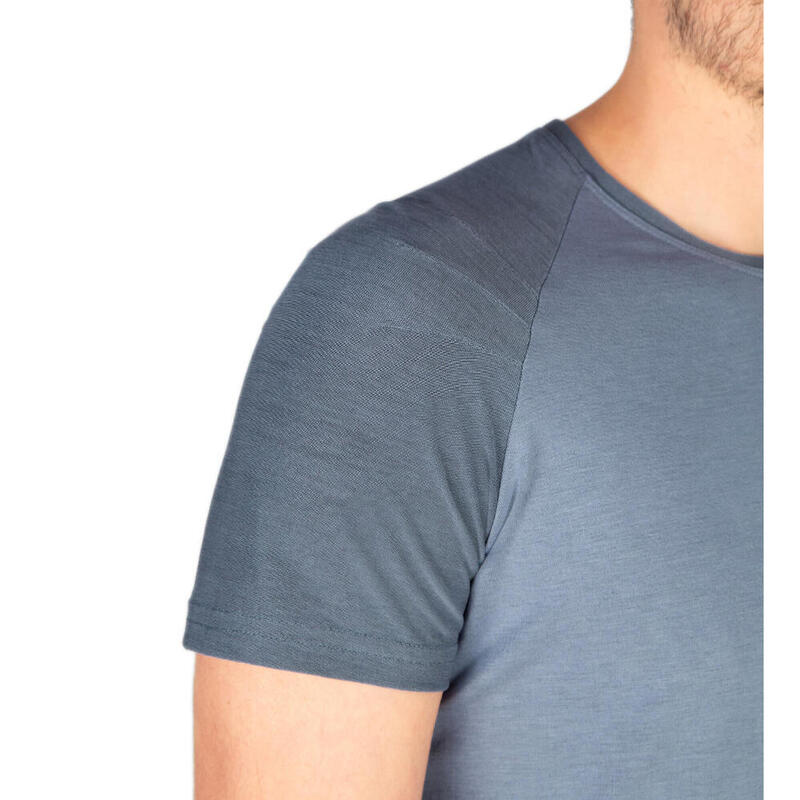 Tricou bărbați modal two-tone