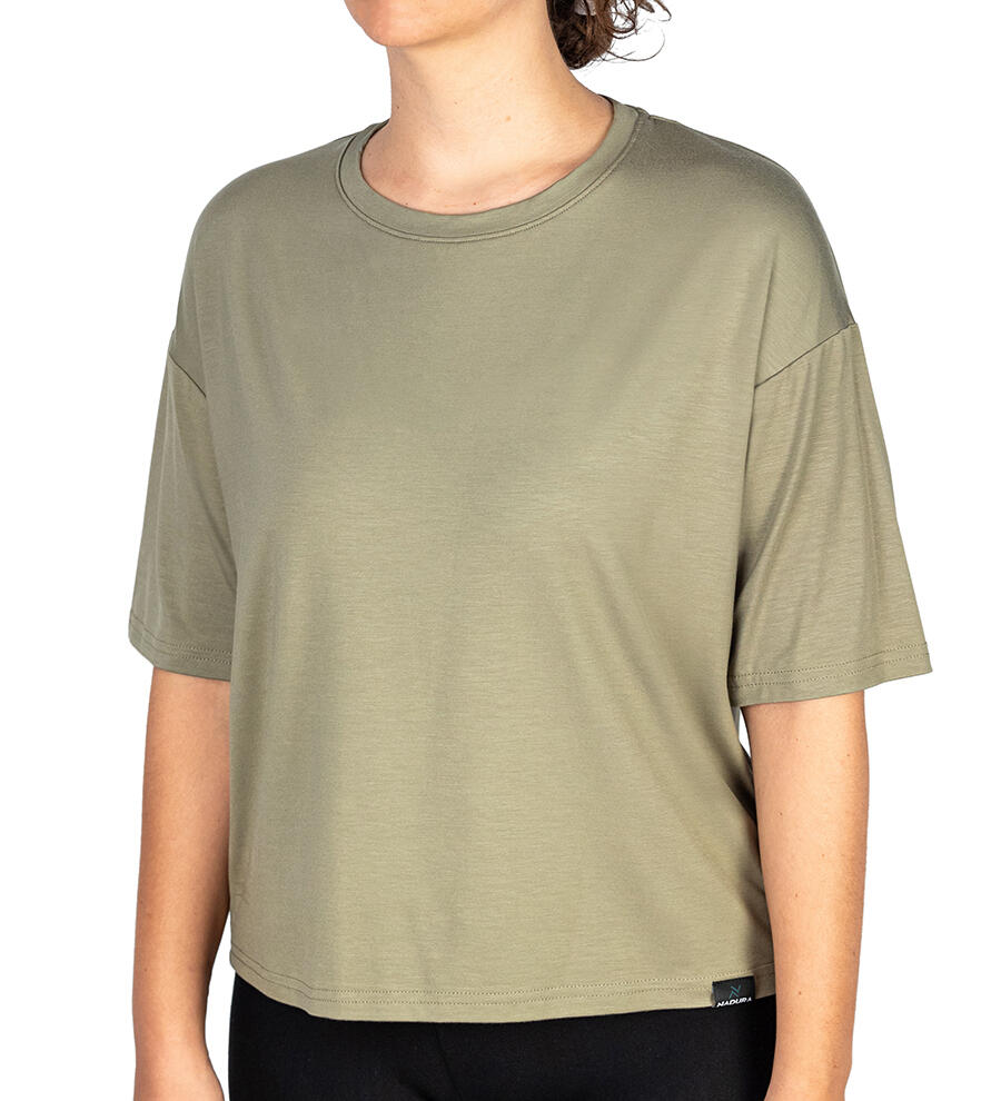 Tricou oversize femei bambus