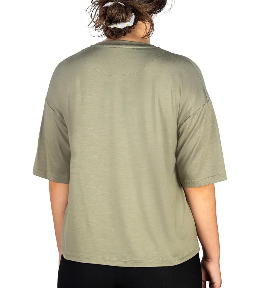 Tricou oversize femei bambus 2/6
