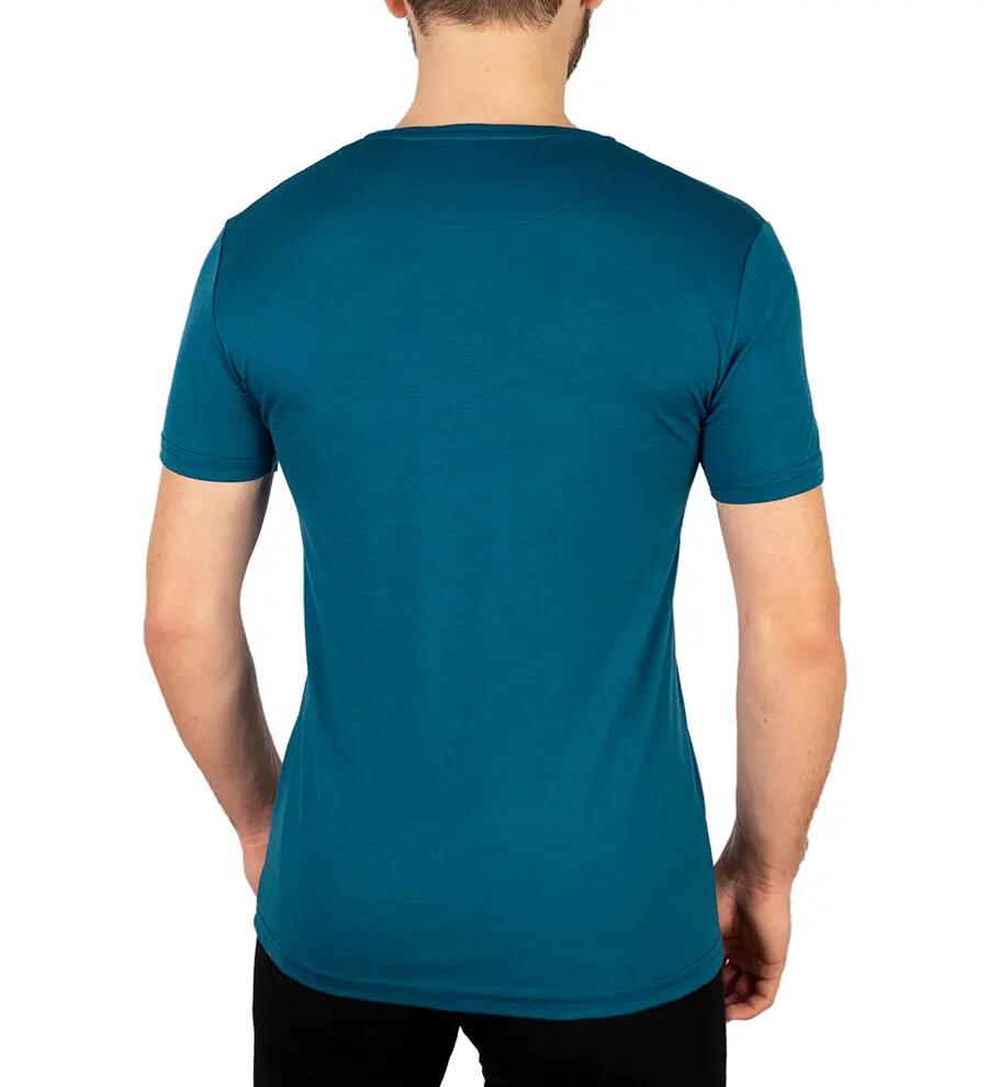 Tricou bărbați 100% merino 2/6