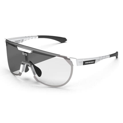 Lunettes Aerotrail Blanc Brillant / Photochromique Argent Scicon Sports
